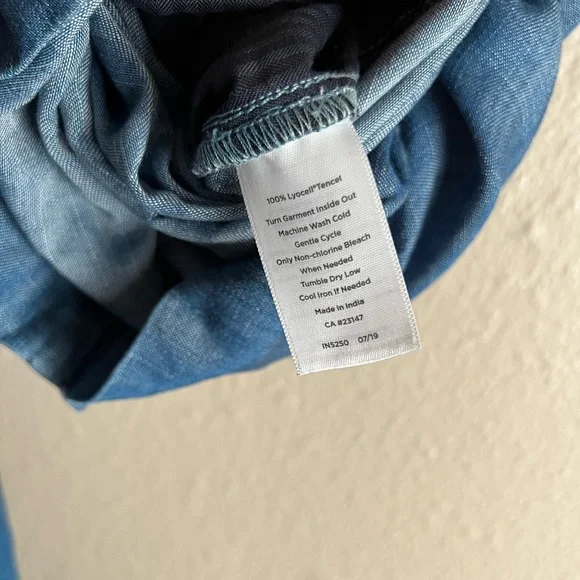 Talbots Size 2 Petite Denim Jumpsuit EUC - Picture 8 of 11